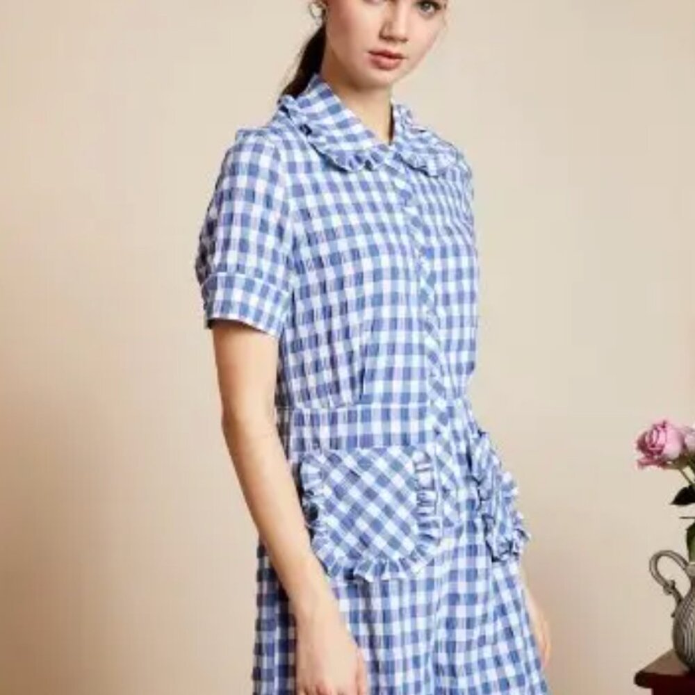 Sister Jane Gingham Romper